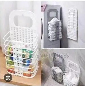Wall-Mounted Laundry Basket