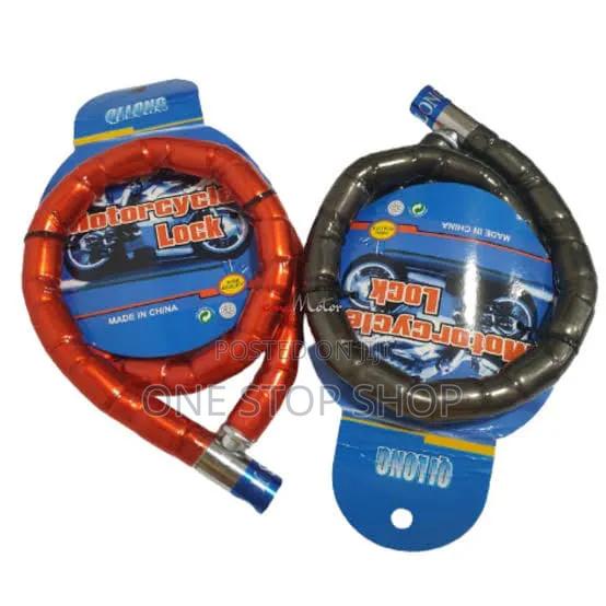 Motorbike Cable Lock With Circular/Tubular Security Keys