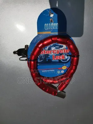 Bikes Armored Snake Lock With Keys in Red,blue,black