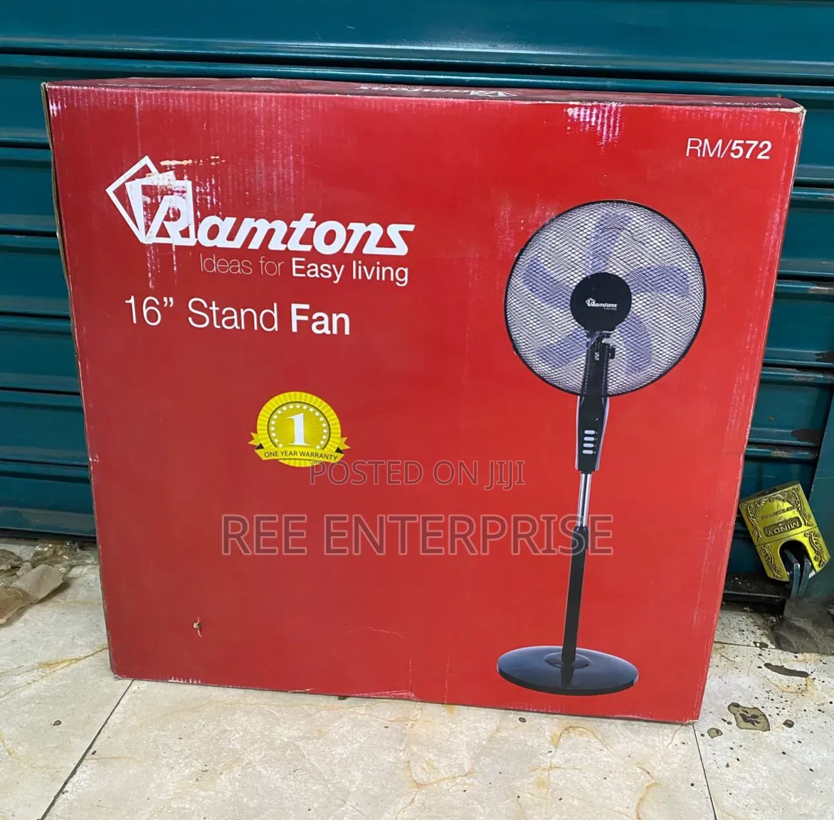 Standing Fan Ramtons  - Black  Standing Fan - 3 Speed