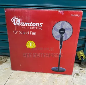 Standing Fan Ramtons  - Black  Standing Fan - 3 Speed