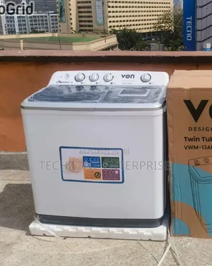 Von 13kgs Twin Tub Washing Machine With Warranty,,