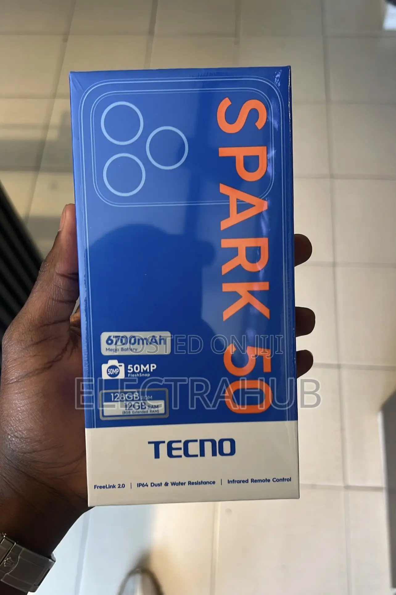 New Tecno Spark 50 128 GB Black