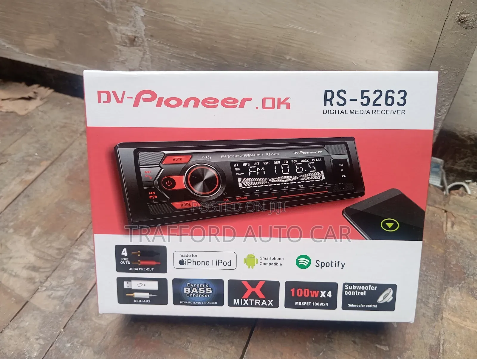 Pioneer RS Car Bluetooth Radio