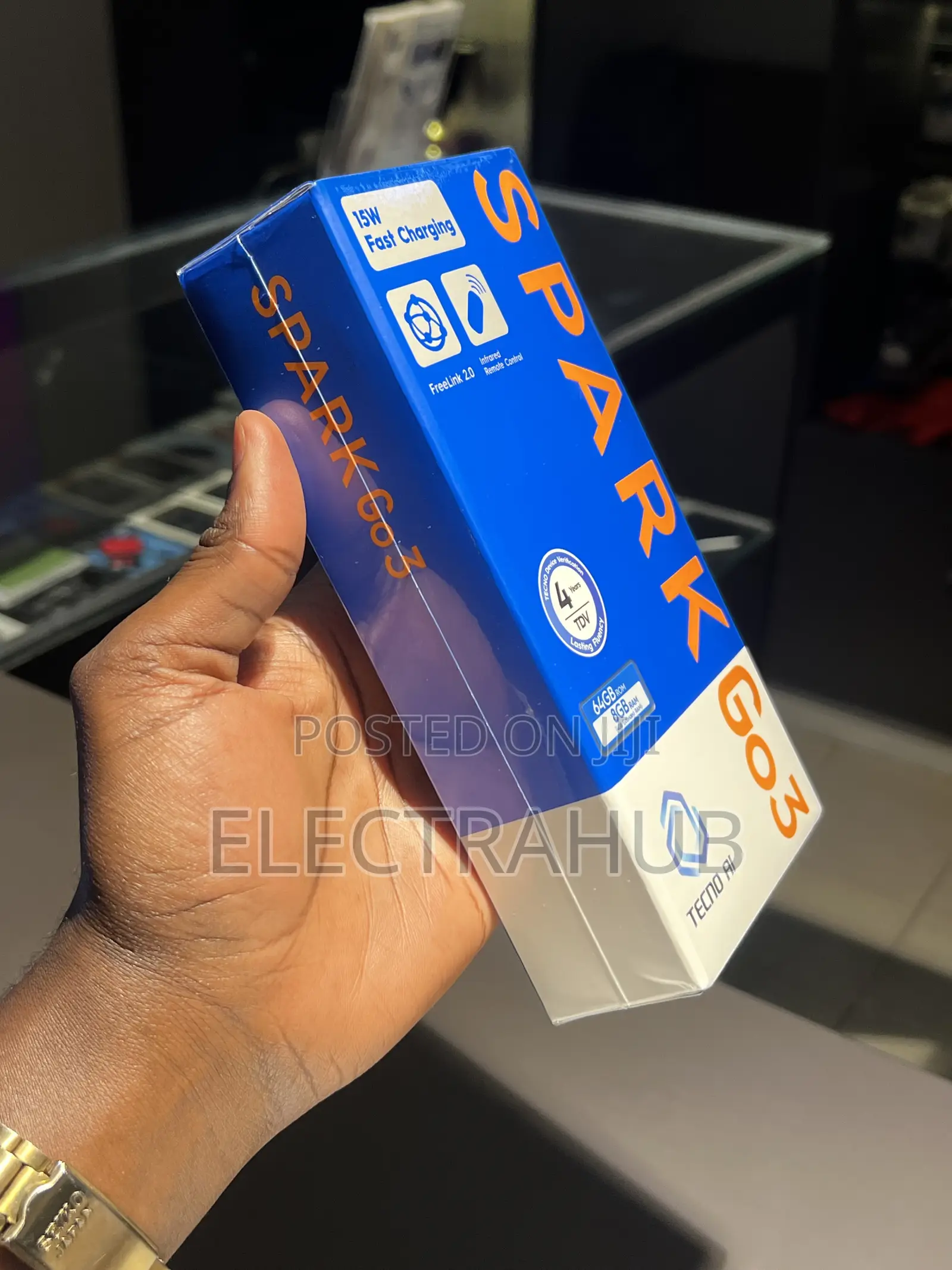 New Tecno Spark Go 3 64 GB Black