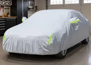 High-Quality Universal Grey Car Cover With Fleece on the Inside Part ,