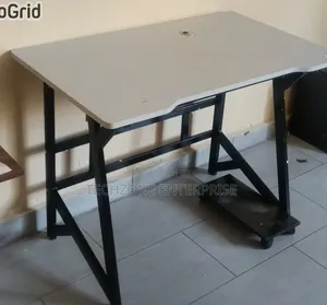 1.2m Imported Study Office Desk, Black and Grey ,,
