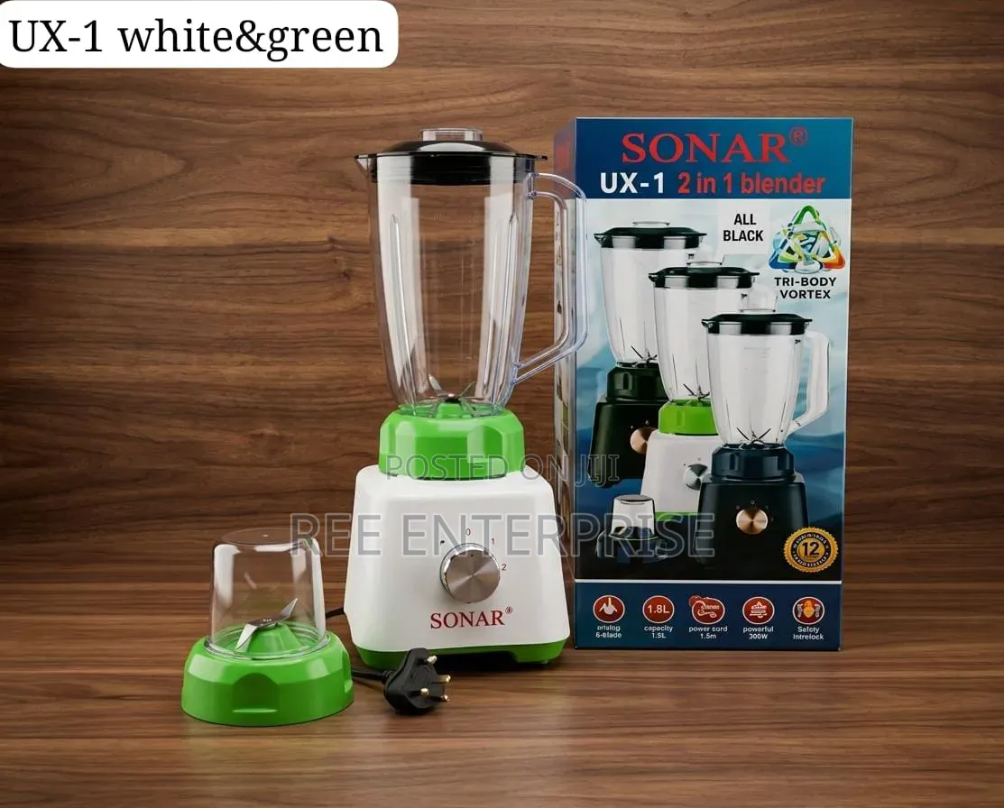 *2 in 1 SONAR BLENDER 
1.8l Jug ✅
300 Watts