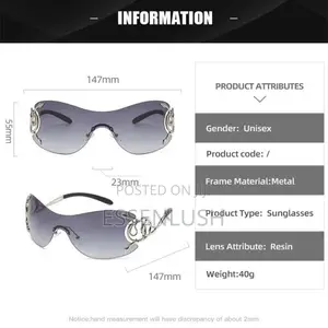 Y2K Snake Shield Sunglasses