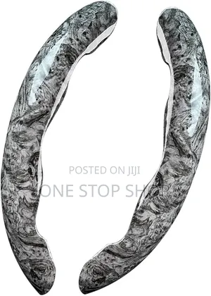 Unique Decorative Pattern Designed 2pc Style Steering Wheel Cover