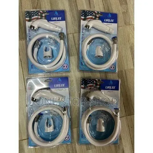 White Handheld Toilet Bidet Sprayer Set
