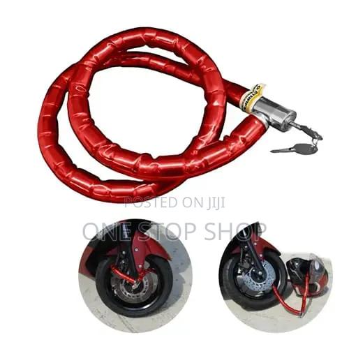Motorcycle/Bikes Armored Cable Locks in Colors