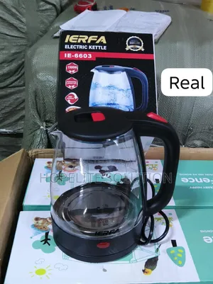 ELECTRIC KETTLE 2L Ierfa 1500w Clear Water Heater Jug