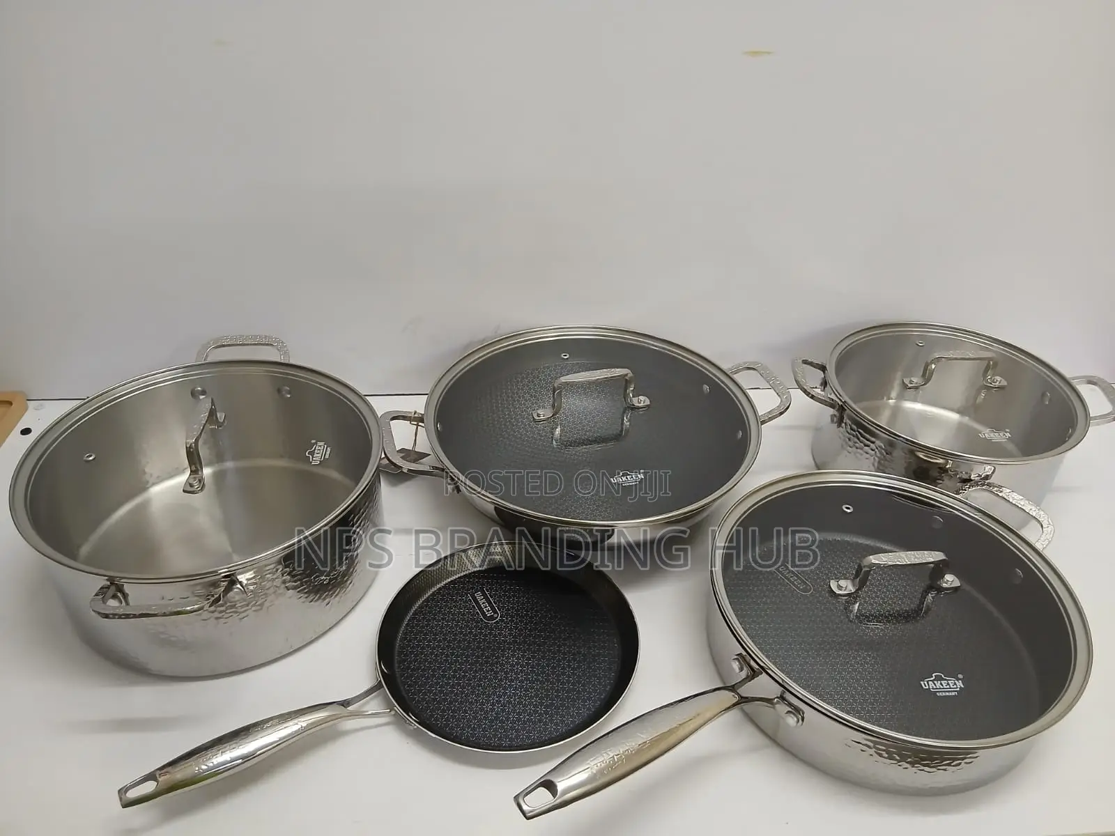 9PCS SET Tripply S/S Stainless Steel Cookware (AO