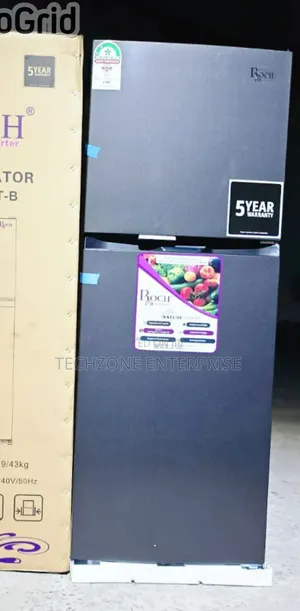 Roch 197 Litres  (RFR-250-dt-b) Double Door NO FROST Refrigerator ,,