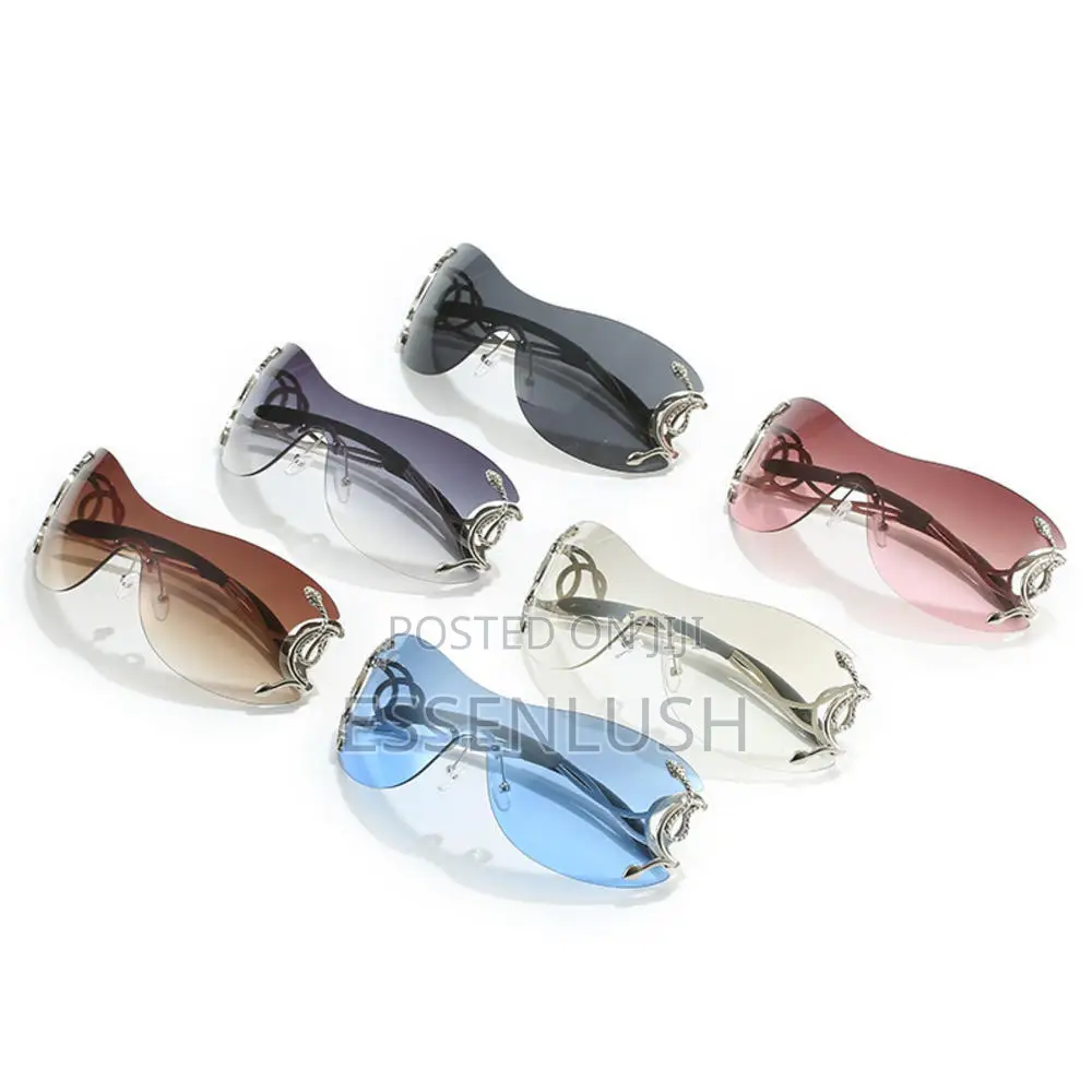Y2K Snake Shield Sunglasses