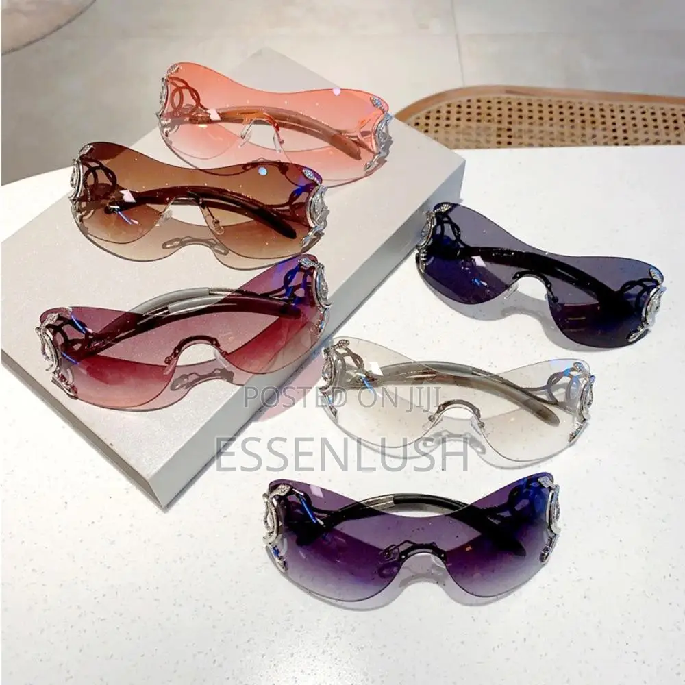 Y2K Snake Shield Sunglasses
