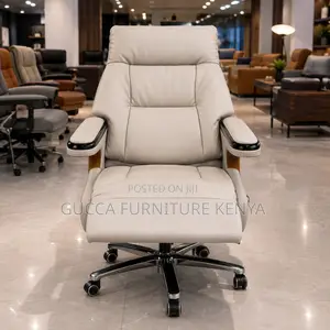 Executive Brown Leather Seat.