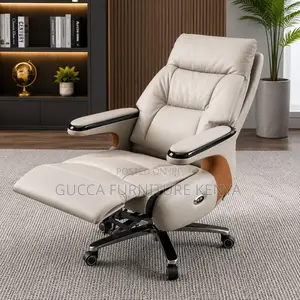 Executive Brown Leather Seat.