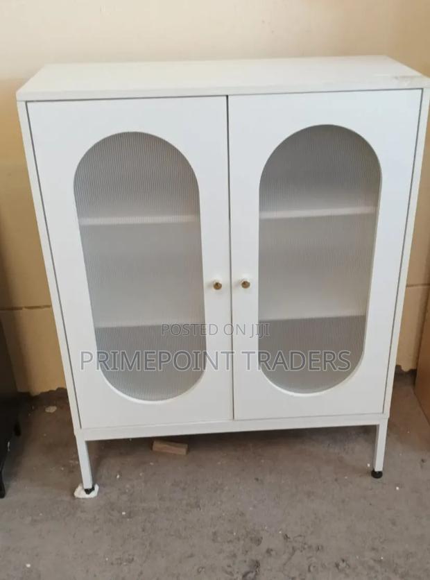 Modern Shoe Rack Cabinet With Elegant Glass Door