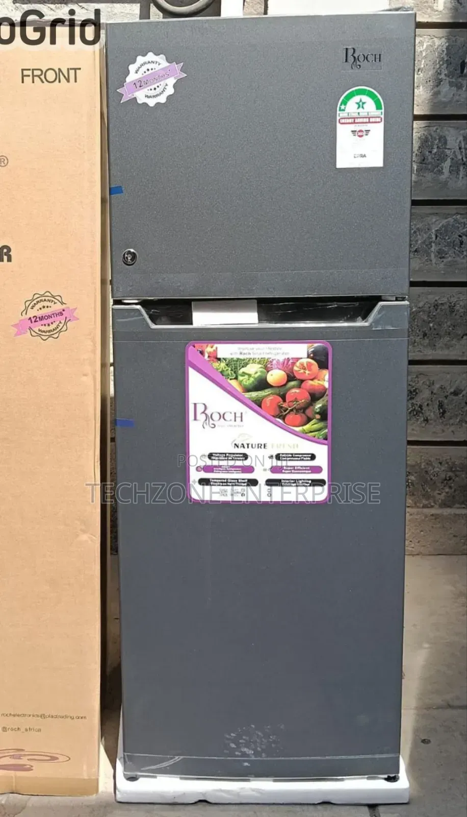 Roch RFR-175-DT-I 2 Door (138 Litres ) Fridge With Low Noise,,