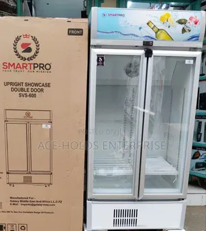 *Smartpro Upright Showcase Side by Side Fridge (SVS600) - 450 Litres