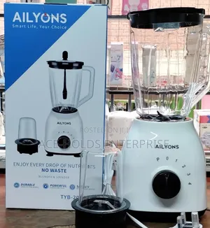Ailyons 2 in 1 Blender WTH Grinder Combo - 1.8 Litres (4 Speed)