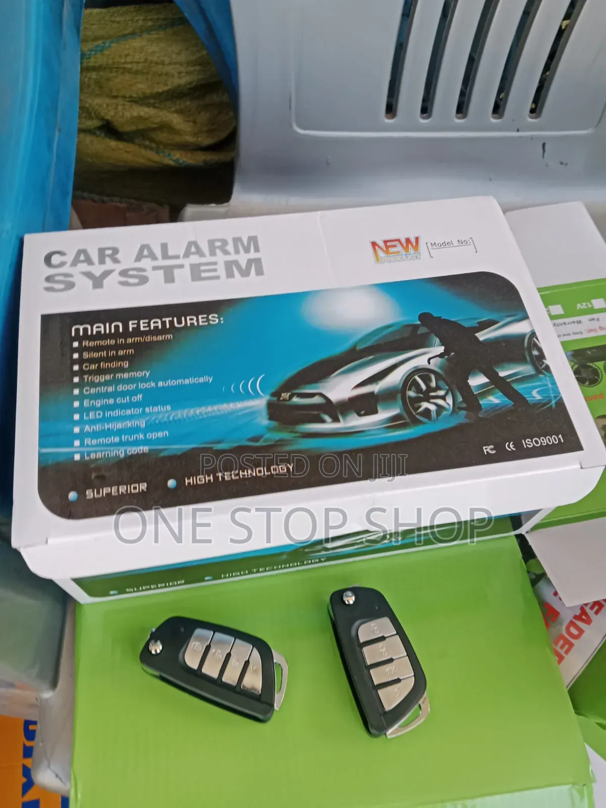 One Way Universal Alarm System With Two Remote Controls
