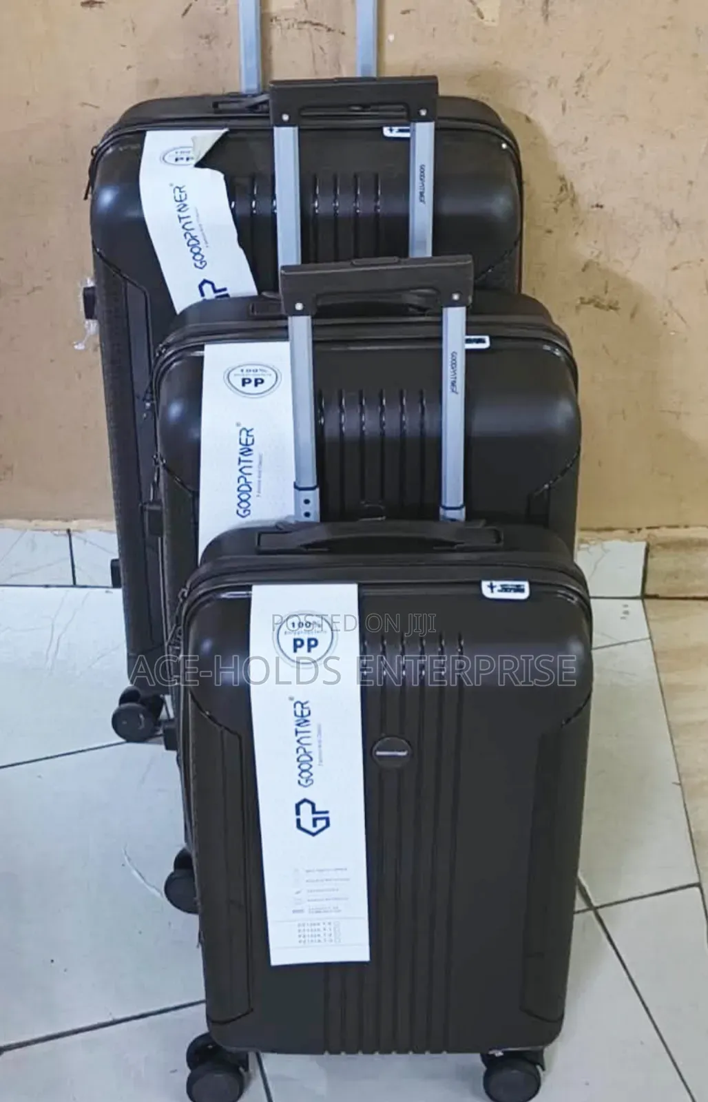 Size 3: Unbreakable PP Suitcase 3 in 1 Rubber Finish Bags