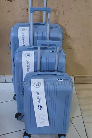 Size 3: Unbreakable PP Suitcase 3 in 1 Rubber Finish Bags