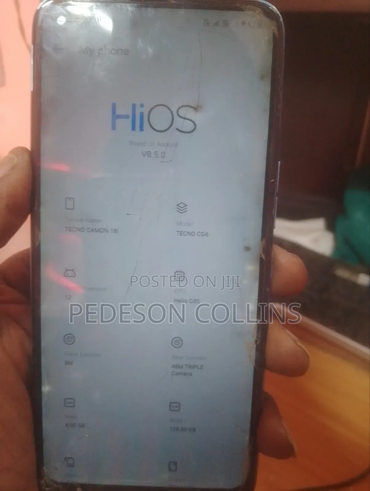 Tecno Camon 18i 128 GB Blue