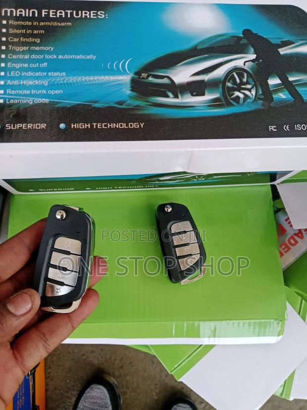 Security Car Alarm System With Shock Sensor Trigger Memory Function