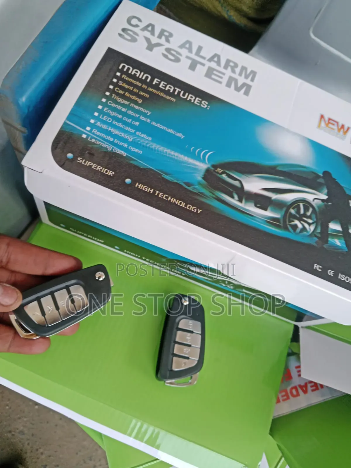Car Alarm System With Anti Hijacking Mode, Remote Finding Function