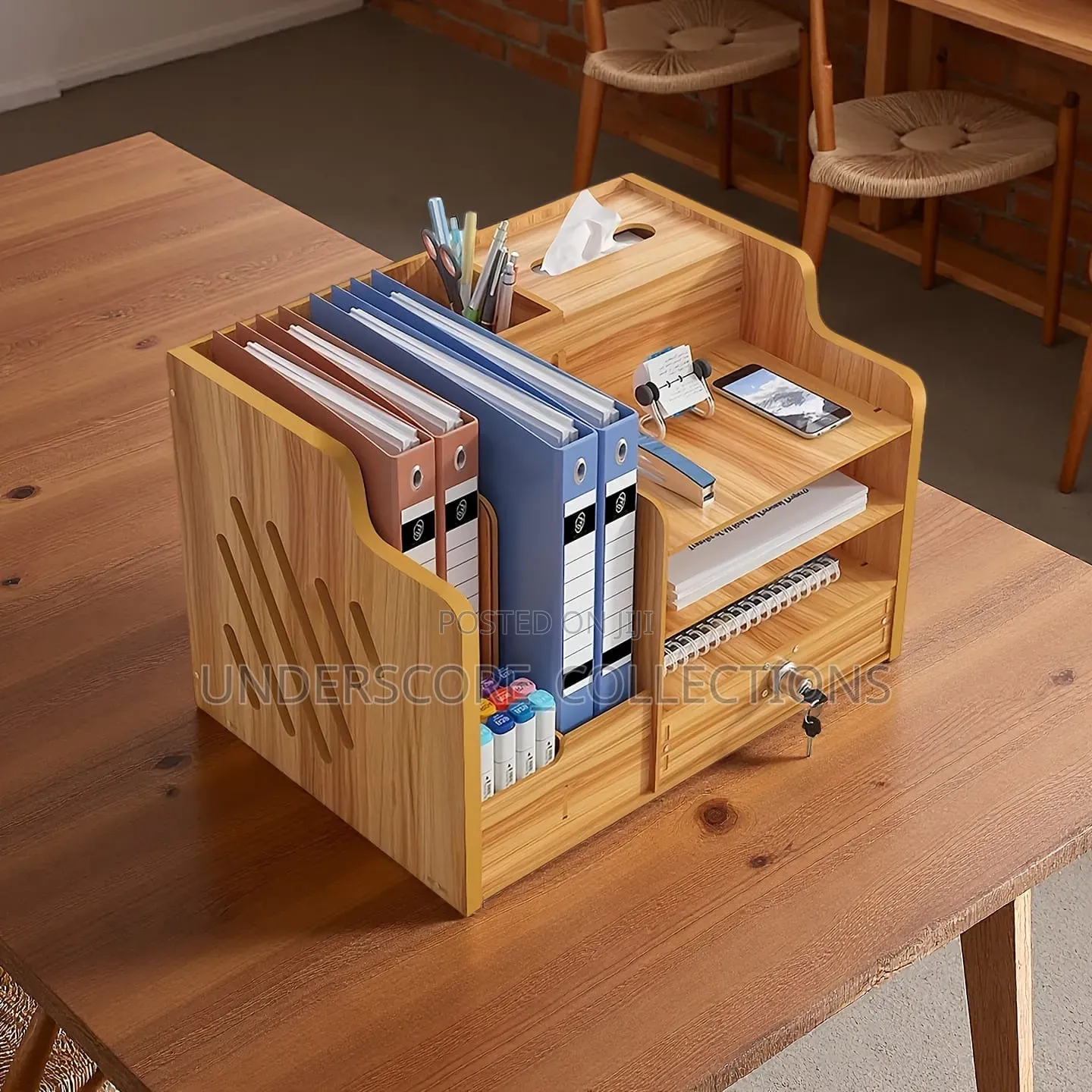Book Shelf File Organizer