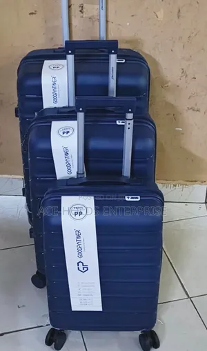 3 in 1 Unbreakable Goodpartner PP Rubber Suitcases: Size 4