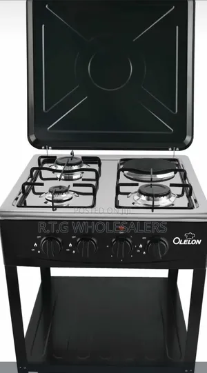 Olelon Full Standing Cooker With Shelves