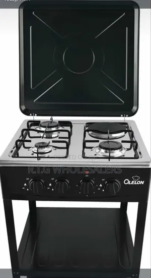 Olelon Full Standing Cooker With Shelves