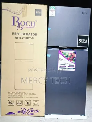 197 Litres Roch Double Door NO FROST Refrigerator