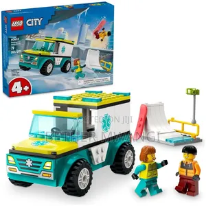 City Emergency Ambulance and Snowboarder in Kenya