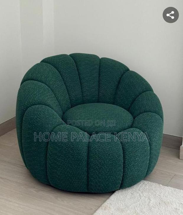 Home Chair;Elegant Round Upholster Bubble Single Sofa for Modern Homes