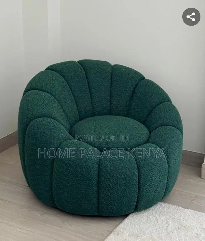 Home Chair;Elegant Round Upholster Bubble Single Sofa for Modern Homes