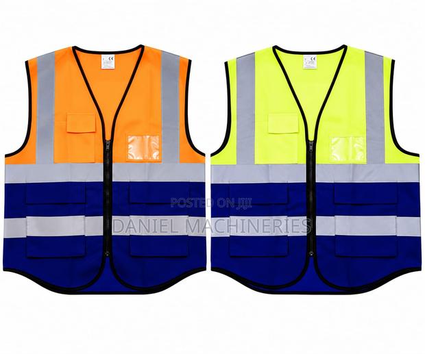 Heavy Duty Reflector Jackets With Pockets