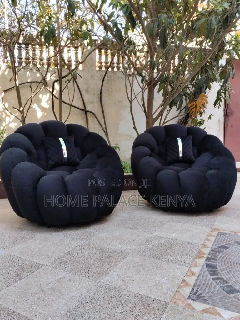 Home Chair;Elegant Round Upholster Bubble Single Sofa for Modern Homes