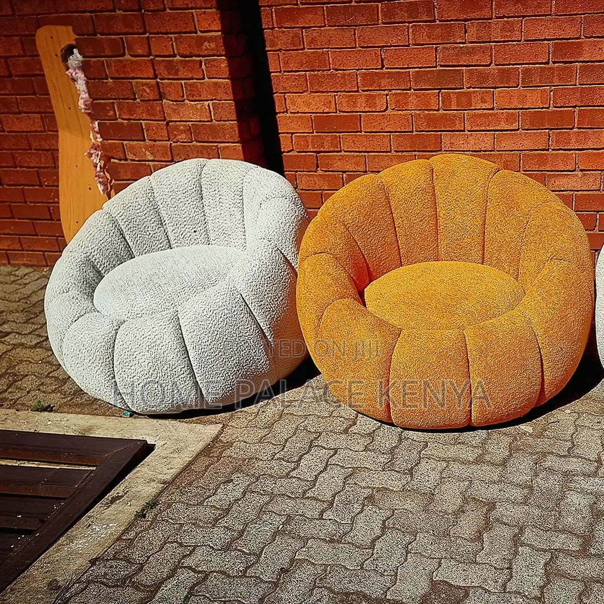Home Chair;Elegant Round Upholster Bubble Single Sofa for Modern Homes