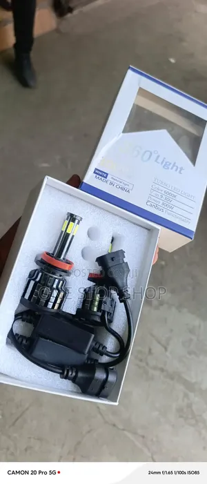 360° Turbo Led H11 Headlight Bulb With Cooling Fan