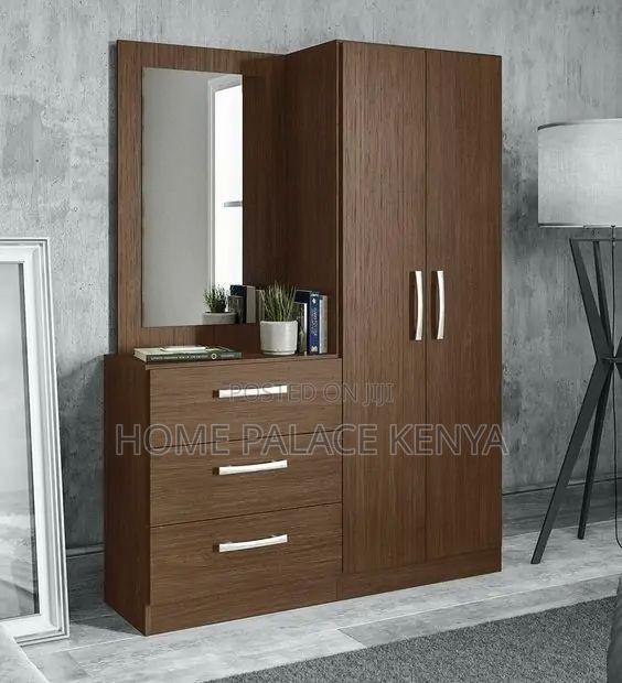 Home Wardrobe;4 Door Bedroom Wardrobe With Mirror and Spacious Storage