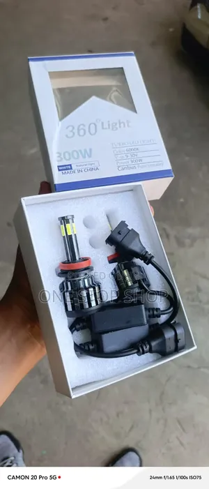 Turbo Led H11 Bulb With Aviation Aluminum Body