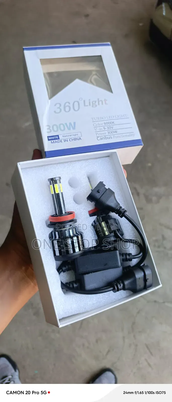 Turbo Led H11 Bulb With Aviation Aluminum Body