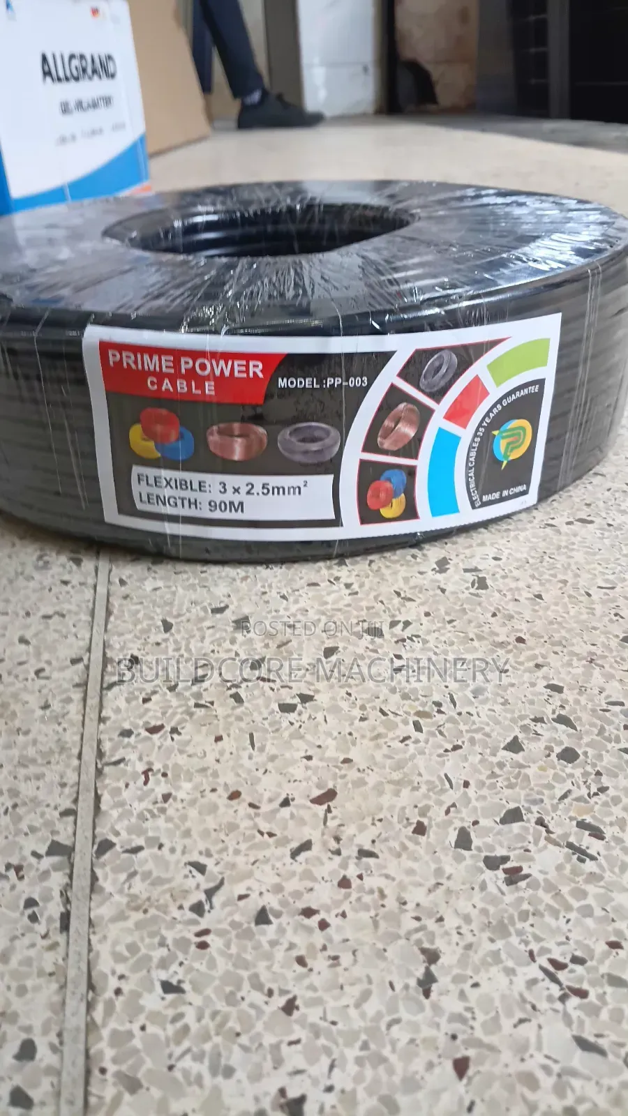 3 Core Prime Power Flexible Cable 2.5mm 90metres Pure Copper