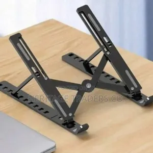 Foldable Laptop Stand, Black -